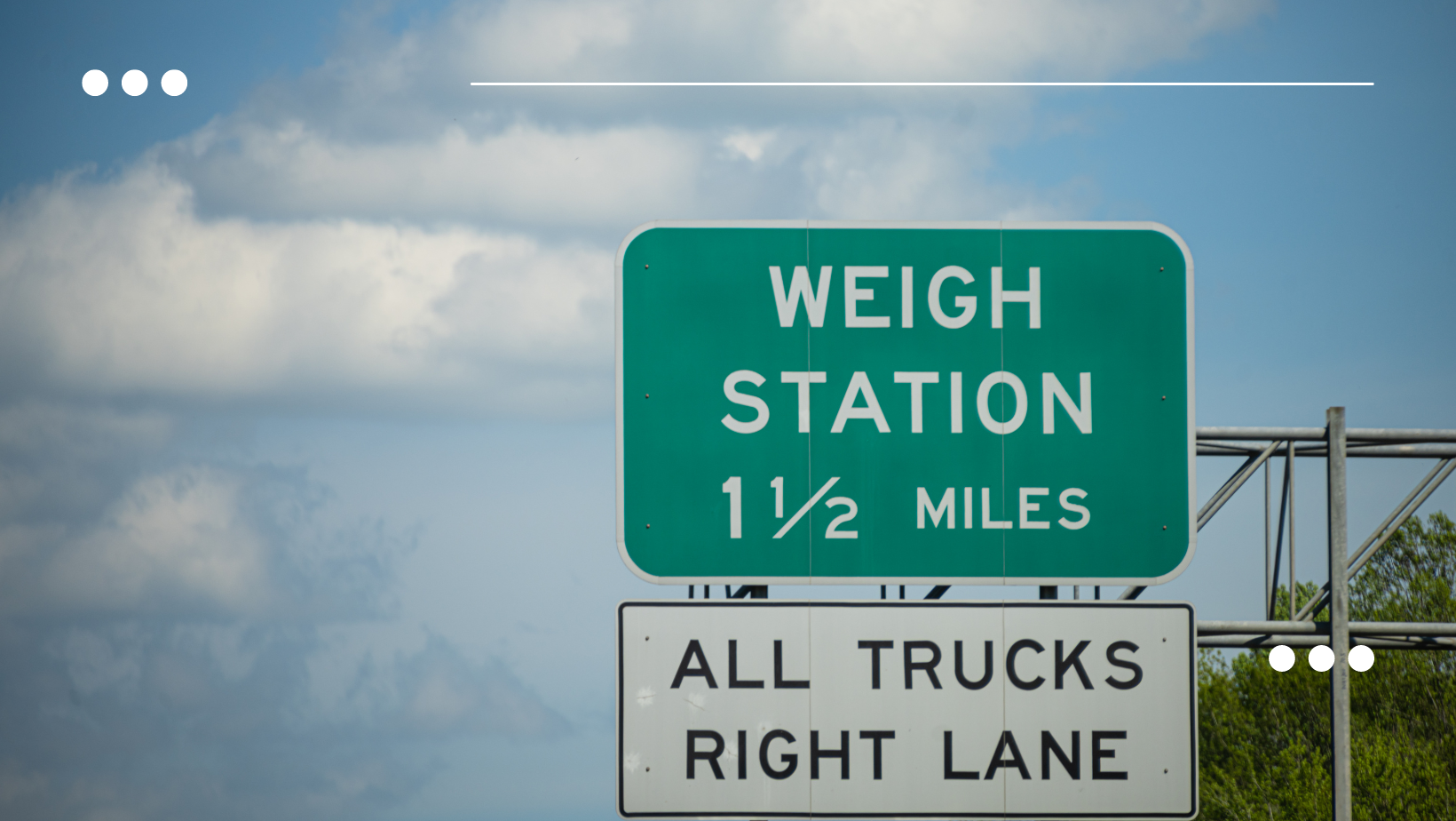 A step-by-step look at how drivers can save time at weigh scales - Truck  News